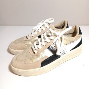 Gola Classics Women's US 9 Grandslam Mode Sneakers in Gold/Cheetah/Multi